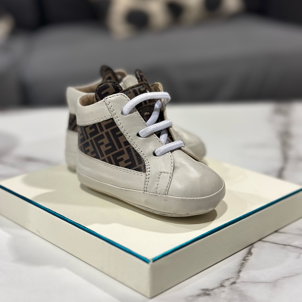 Fendi Bear Ear FF logo shoe